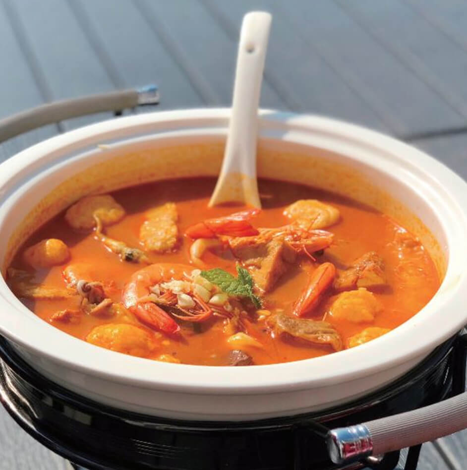 Delicious dish from the menu